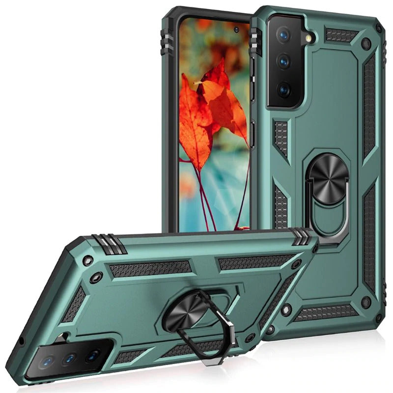 Coque hybride avec anneau pour Samsung Galaxy S22 Coque hybride avec anneau pour Samsung Galaxy S22